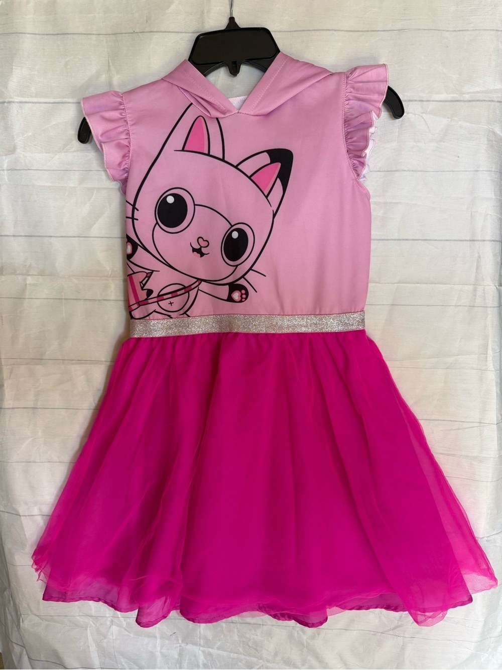 Dreamworks Gabby's Dollhouse Pandy Paws Girls Mesh Cosplay Tulle Dress